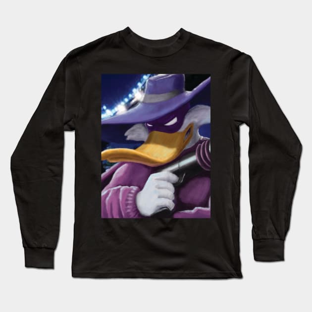 Darkwing Duck Long Sleeve T-Shirt by Zazhiga1ka